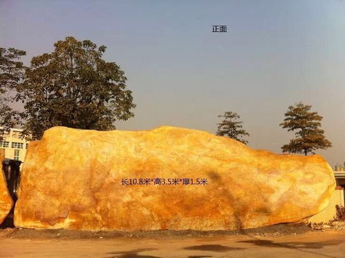 黄蜡石景观石 九米长百廿吨巨石的园林艺术与假山石应用