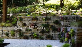 石笼景墙 以碎石构筑的自然与工业美学